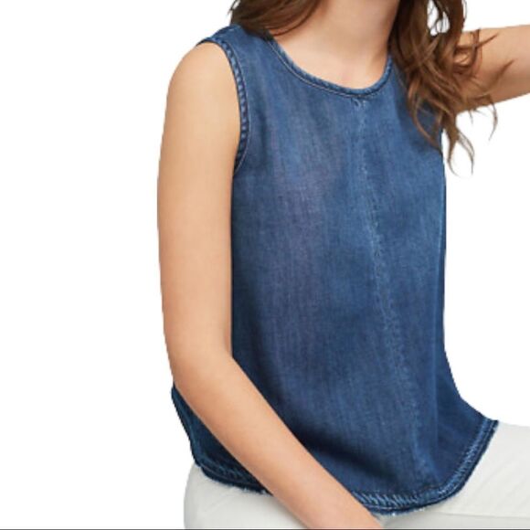 ANTHROPOLOGIE Cloth and Stone Denim Tank - Picture 1 of 9